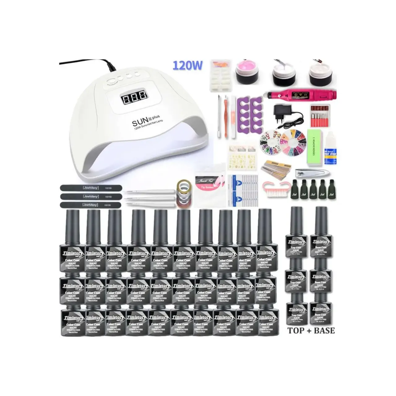 Стартовый набор для маникюра ногтей, наращивание гель лаком