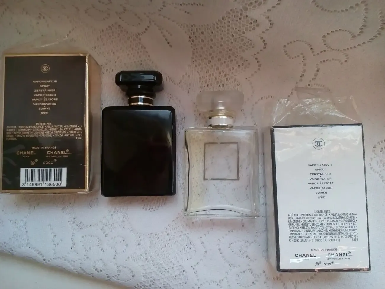 Флакон № 19 Poudre Chanel Coco Noir Gucci Dior Mugler Hermes 8