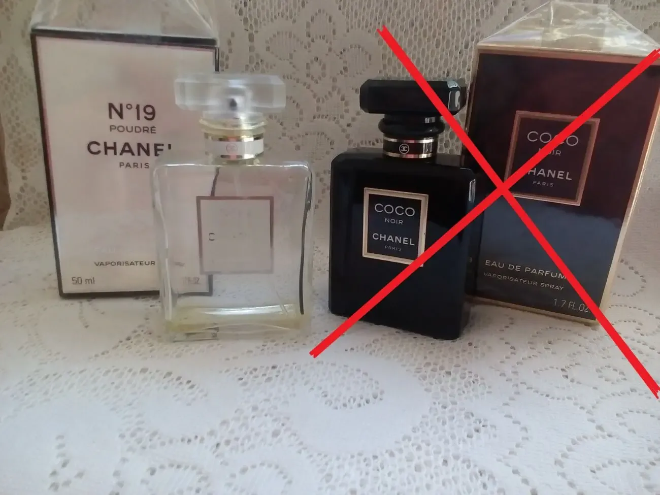 Флакон № 19 Poudre Chanel Coco Noir Gucci Dior Mugler Hermes