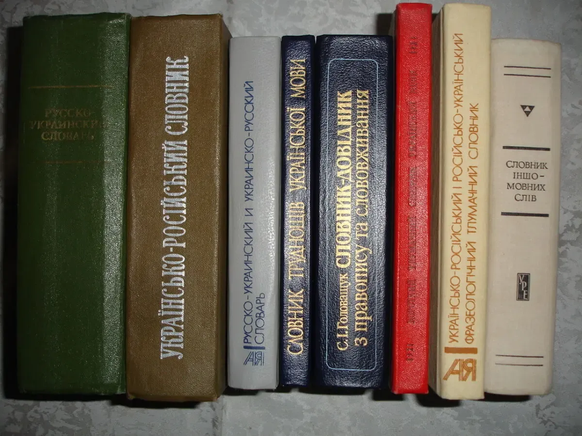 СЛОВАРЬ/СЛОВНИК. Словники українською. 9 книг. Тверда палітурка. 4