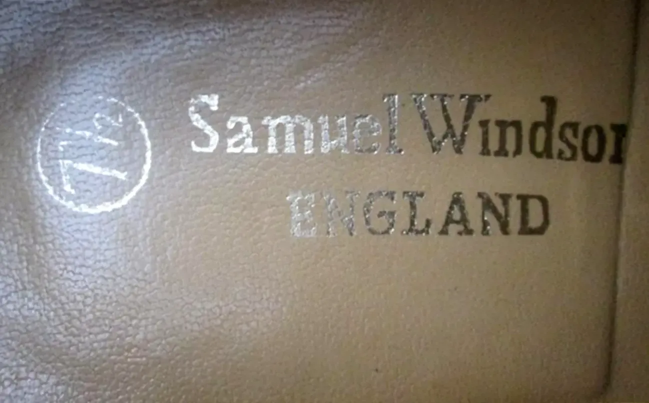 Редкие дорогие туфли Samuel Windsor броги Churchs Clarks Rieker Loake 6
