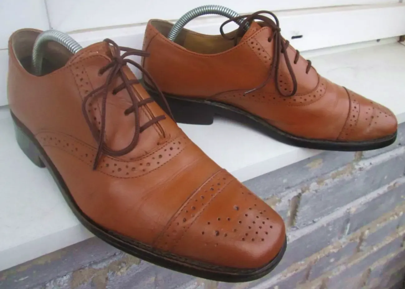 Редкие дорогие туфли Samuel Windsor броги Churchs Clarks Rieker Loake 7