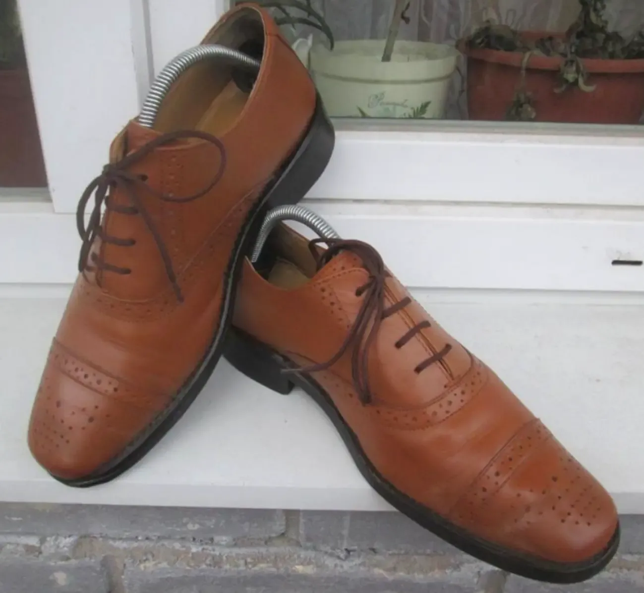 Редкие дорогие туфли Samuel Windsor броги Churchs Clarks Rieker Loake 8