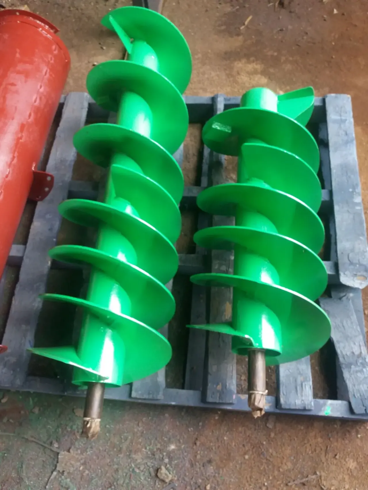 Шнек разгрузочный вертикальный усиленный D=400 мм (AH202956), John Dee