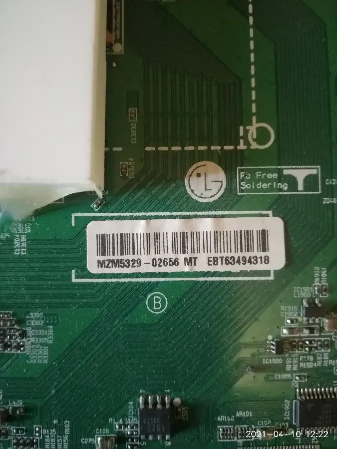 Main board EAX66054603 (1.0) EBT63494318  LG TV 43UF675V 3