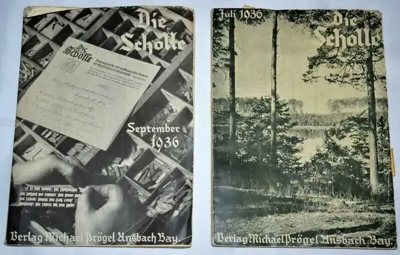 Ежемесячники Die Scholle.