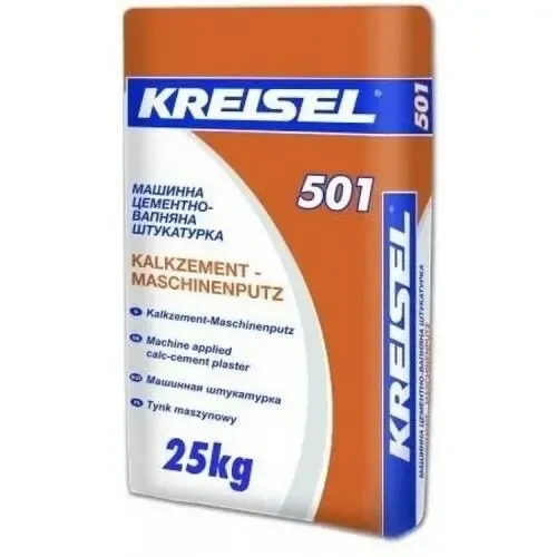 Штукатурка цементно-известковая Крайзель-501 (Kreisel), 25 кг