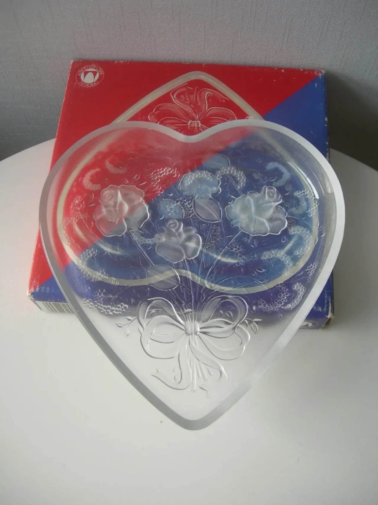 Блюдо, сердце, старая работа, Зап. Германия, новое! 4