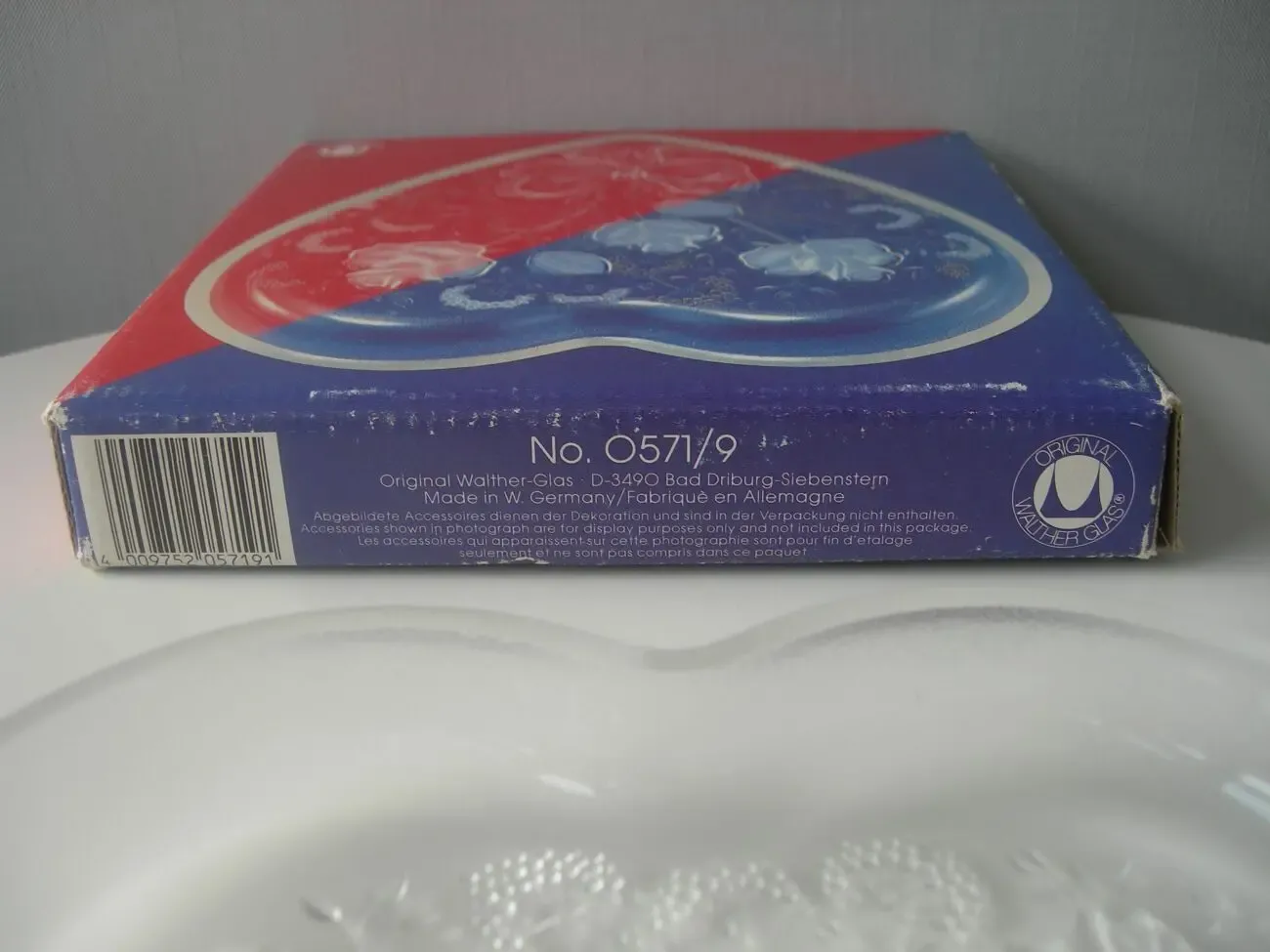 Блюдо, сердце, старая работа, Зап. Германия, новое! 3