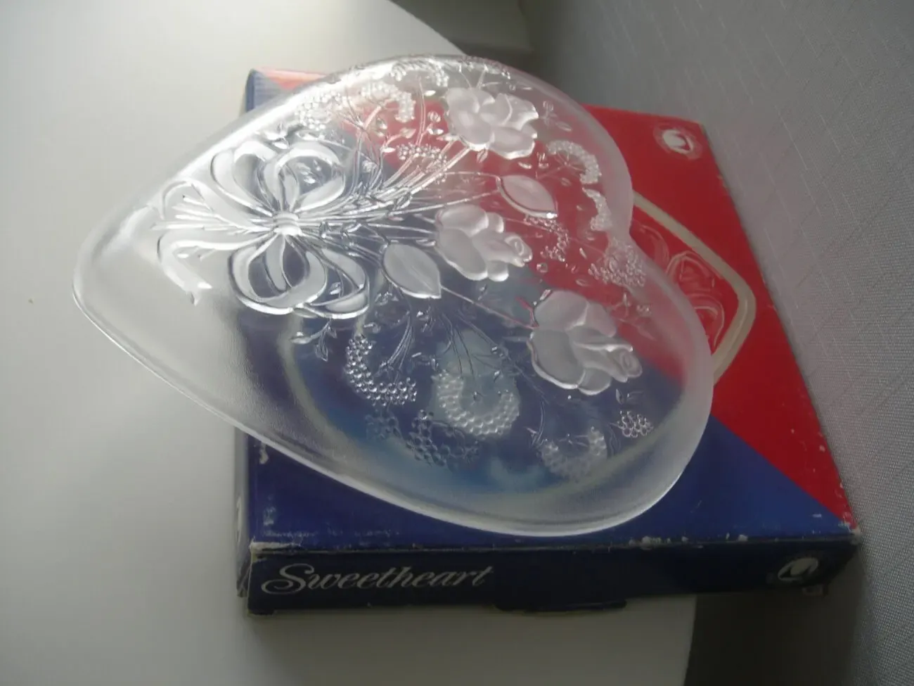 Блюдо, сердце, старая работа, Зап. Германия, новое! 6