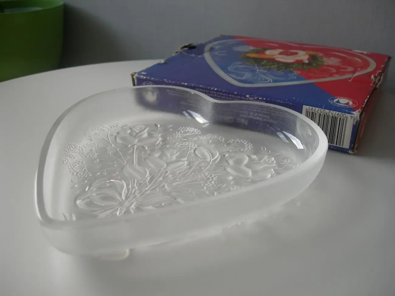 Блюдо, сердце, старая работа, Зап. Германия, новое! 8