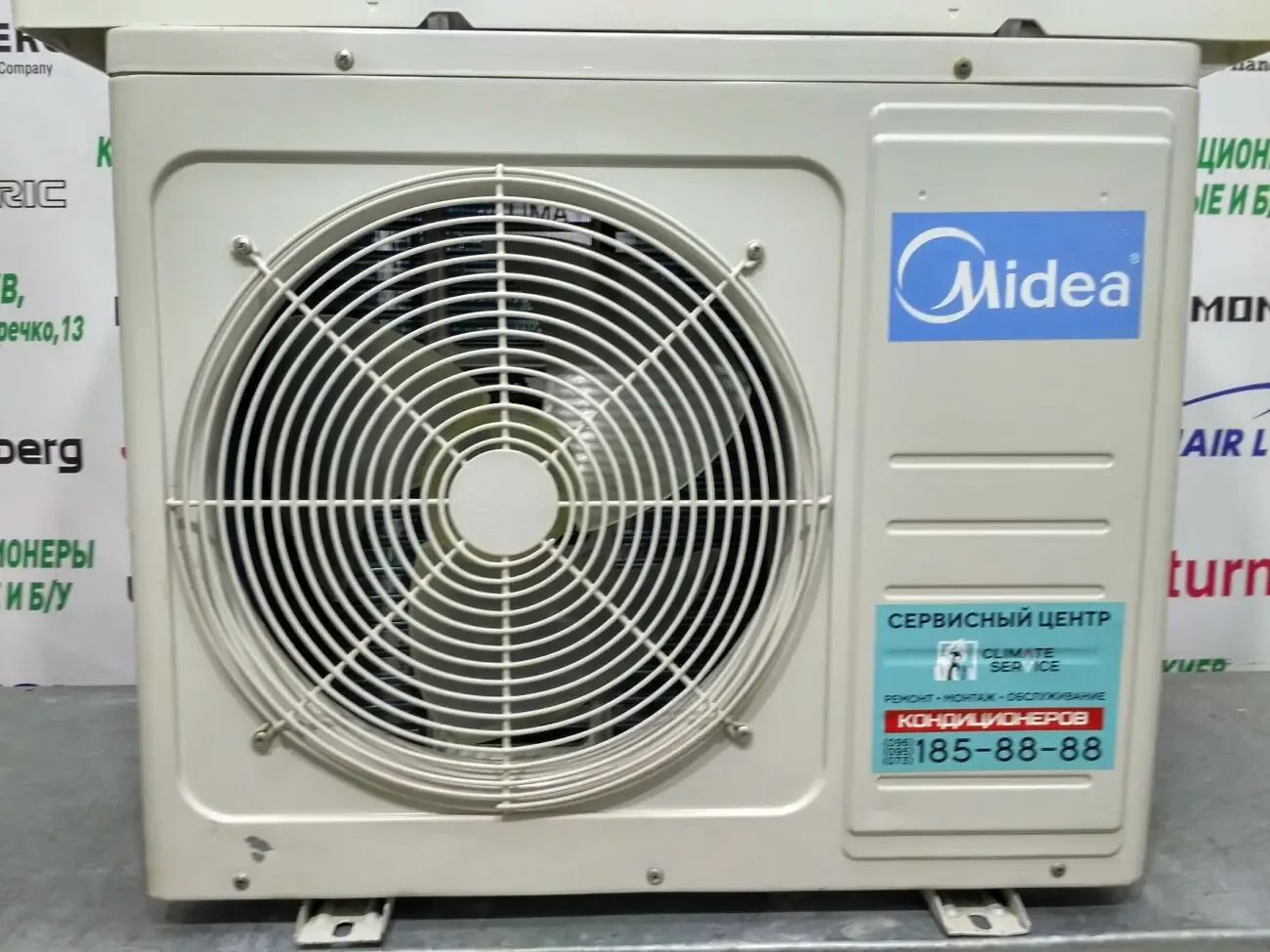 Кондиционер настенный не инвертор Midea б/у до 25 м2 монтаж сервис 4