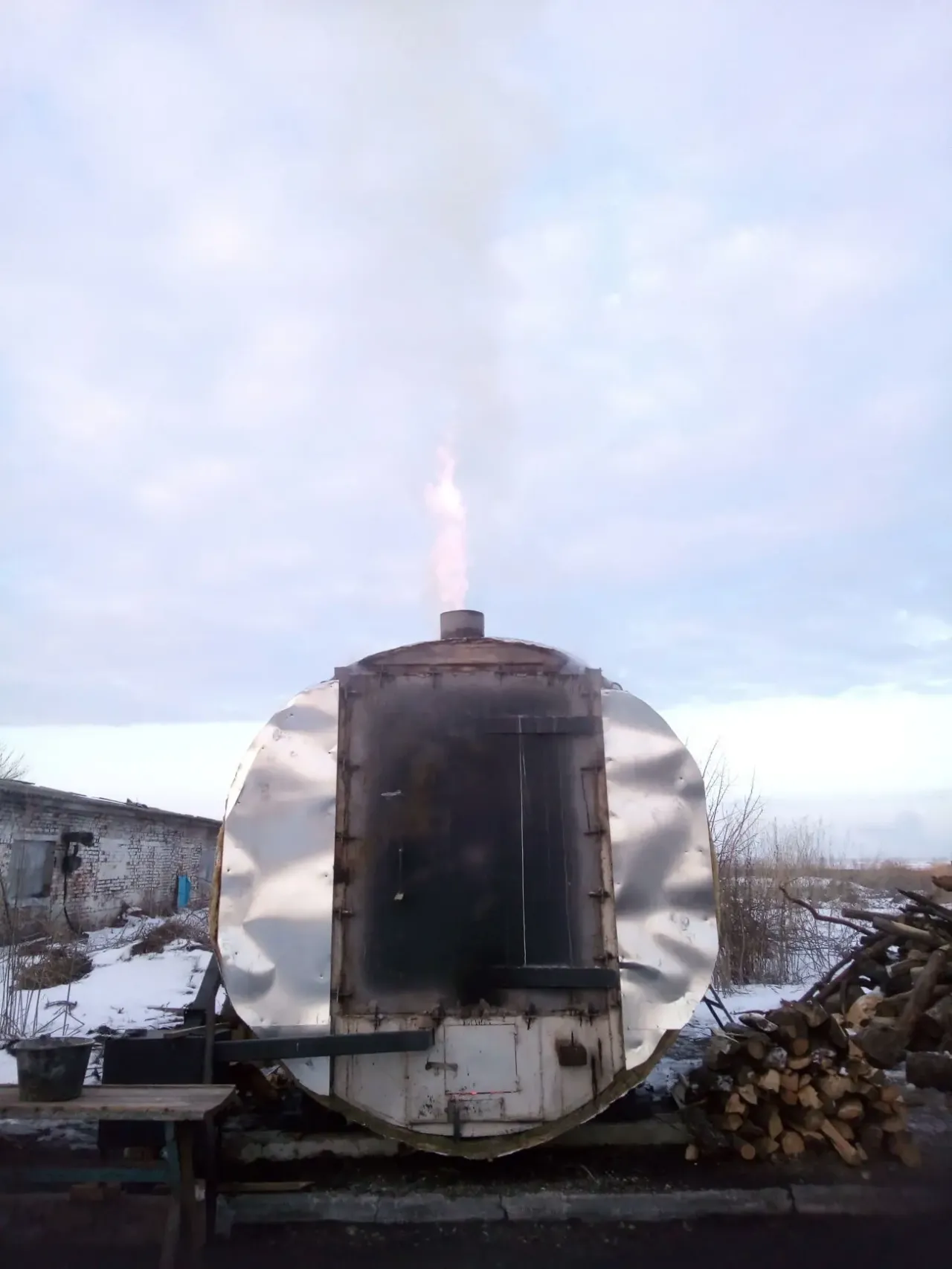 Печь пиролизная углевыжигательная 10