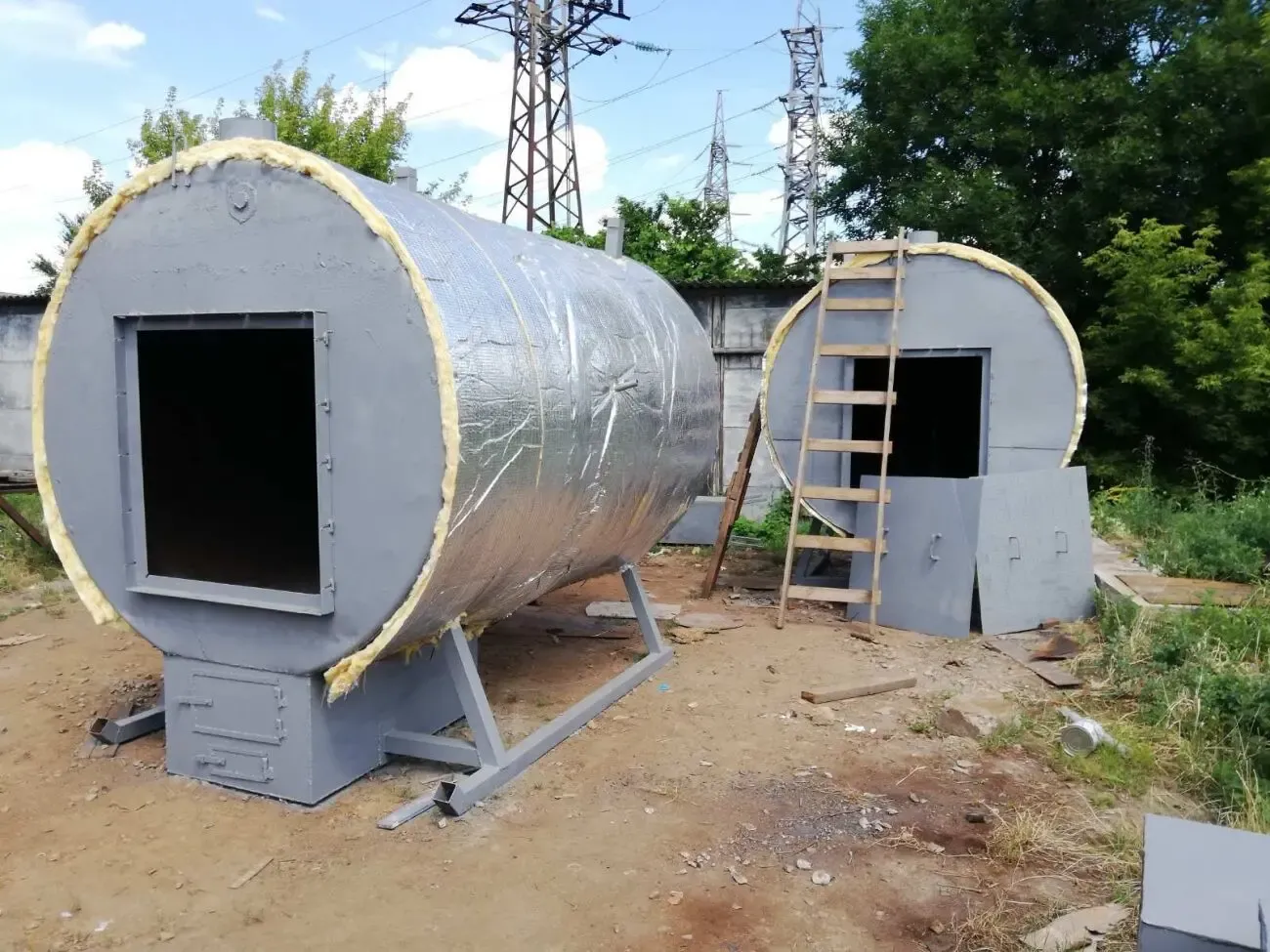 Печь пиролизная углевыжигательная 2