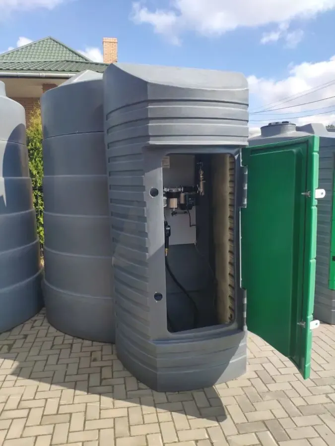 Резервуар 9000л METRIA для дизельного палива. Міні АЗС під ключ 3