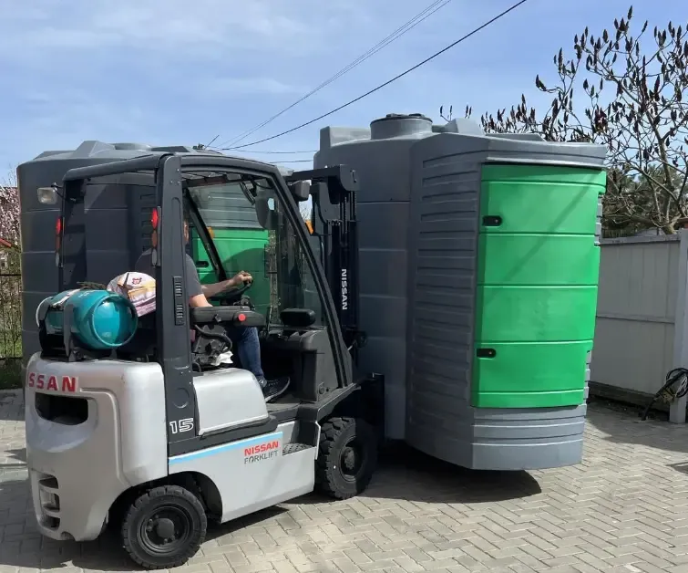 Резервуар 9000л METRIA для дизельного палива. Міні АЗС під ключ 7