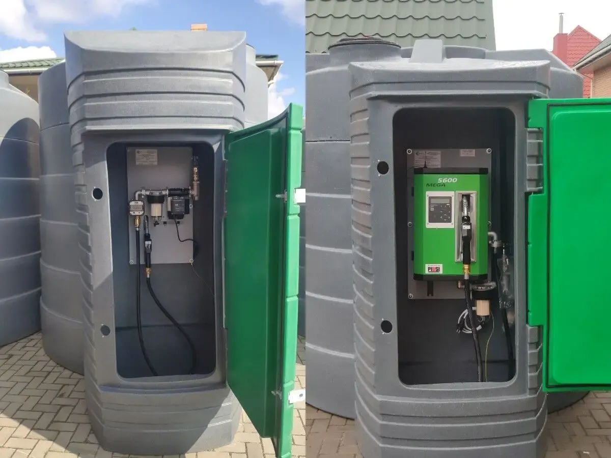 Резервуар 9000л METRIA для дизельного палива. Міні АЗС під ключ 4