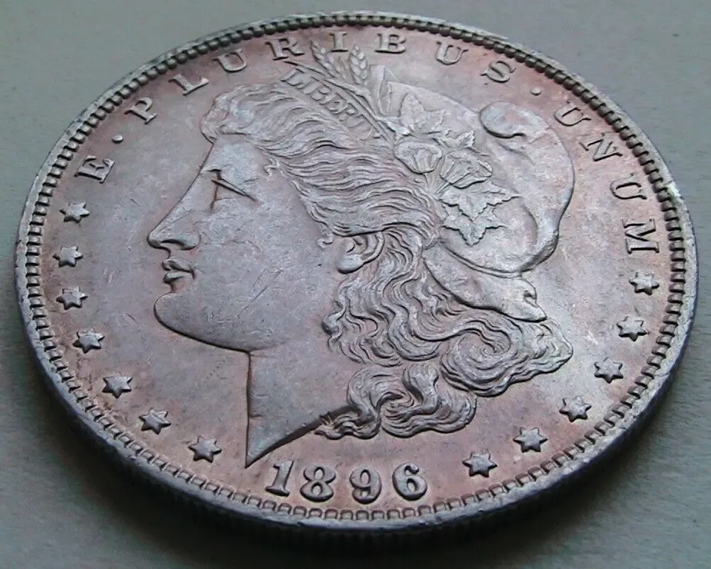 США 1 доллар 1896 Доллар Моргана Morgan Dollar Серебро #2 3