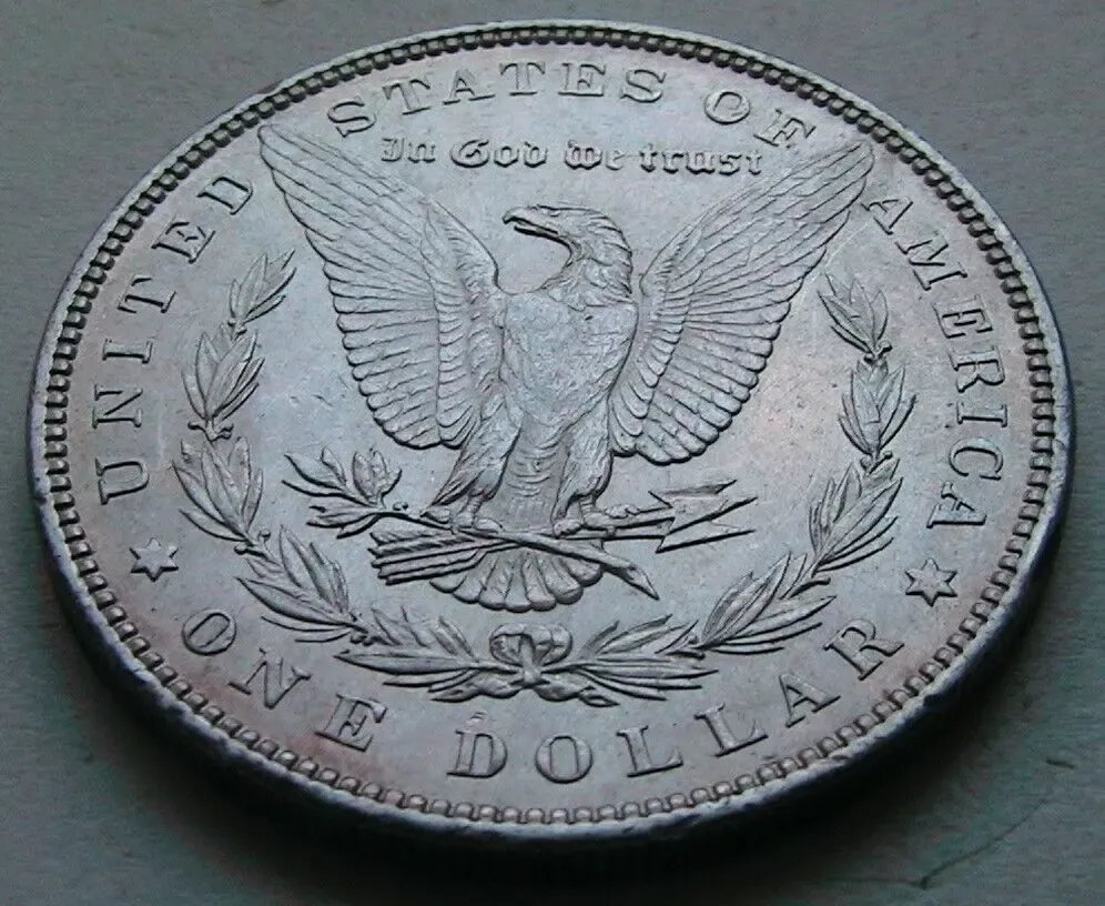 США 1 доллар 1896 Доллар Моргана Morgan Dollar Серебро #2 4