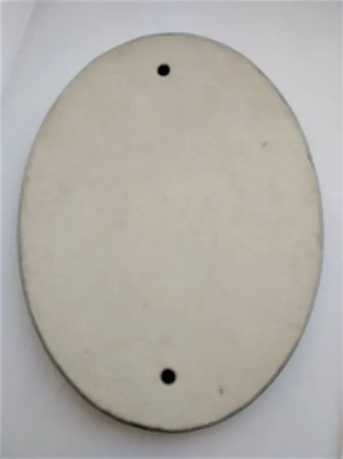 Номерок на входную дверь, керамика 3