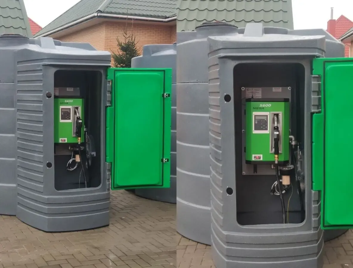 Резервуар 5000л METRIA для дизельного палива. Міні АЗС під ключ