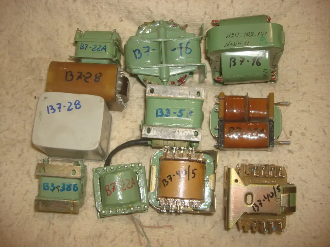 сетевой трансформатор    ТА  ТПП   дроссель  Д    к приборам 7