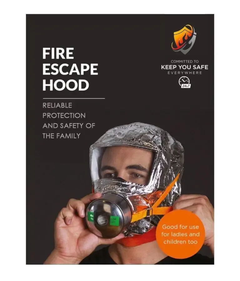 Фільтрувальні пристрої з капюшоном для саморятування під час пожежі
