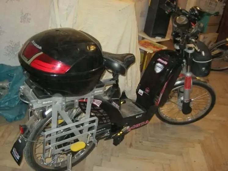 Электробайк грузо-пассажирский тяговый для Glovo доставки.# 7