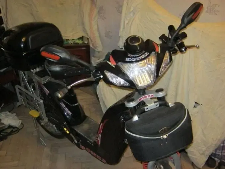 Электробайк грузо-пассажирский тяговый для Glovo доставки.# 6