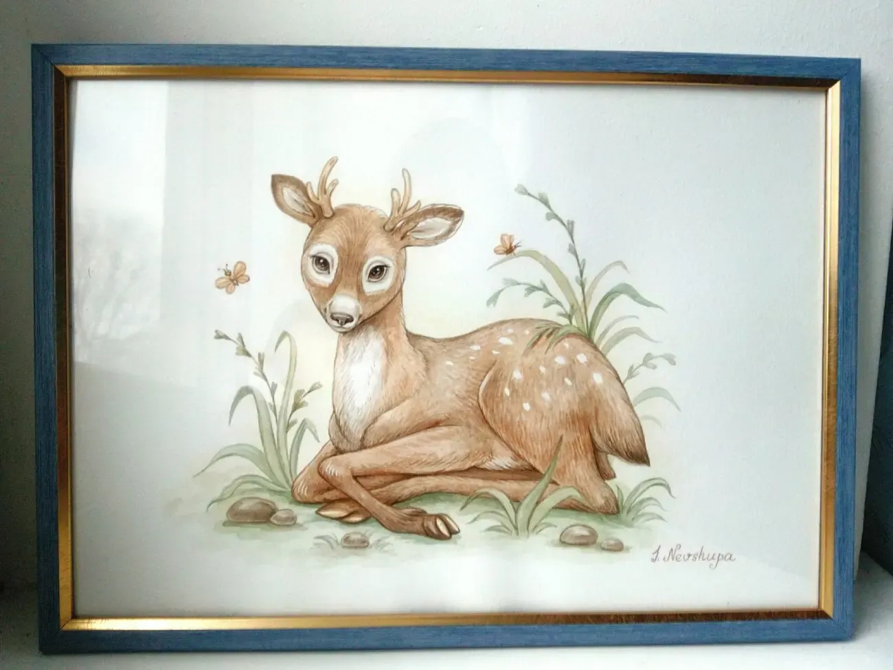 Оформление детской, картина Little Deer 7