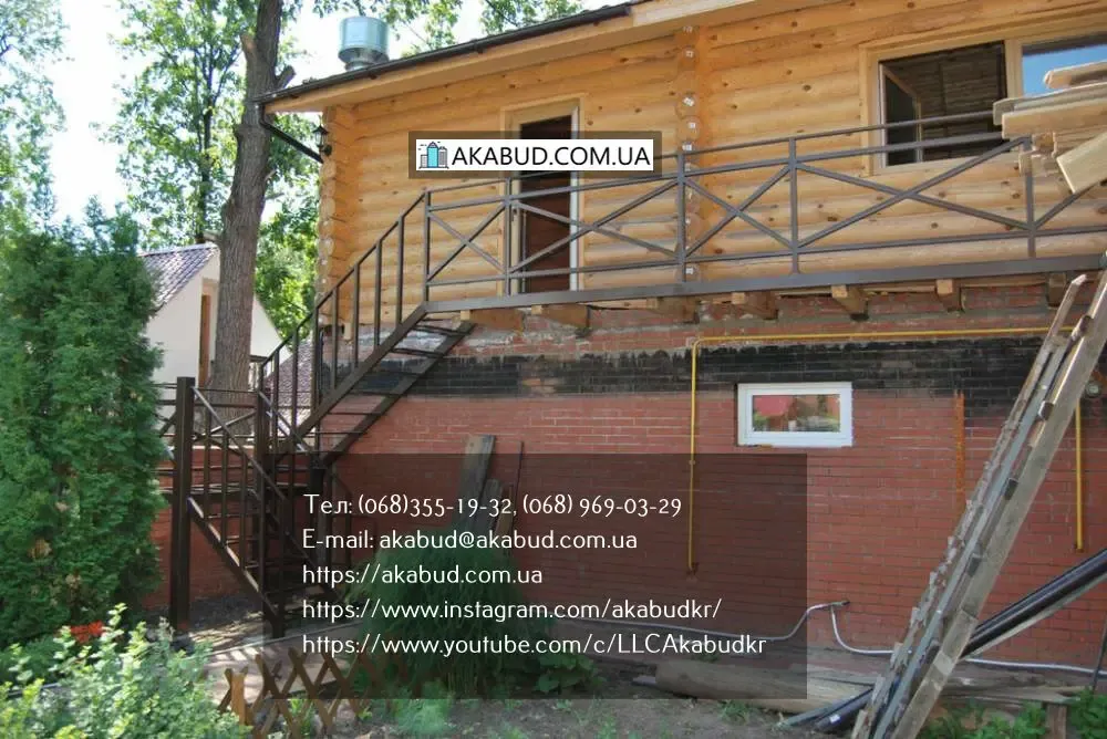 Производство и установка лестниц на металлическом каркасе по индивидуа 9