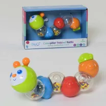 Погремушка Музыкальная Гусень Звук Свет