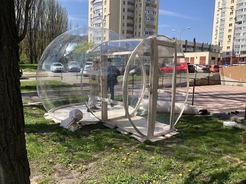 Бабл тент Надувной бабл 2