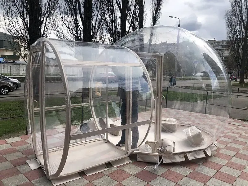 Бабл тент Надувной бабл 4