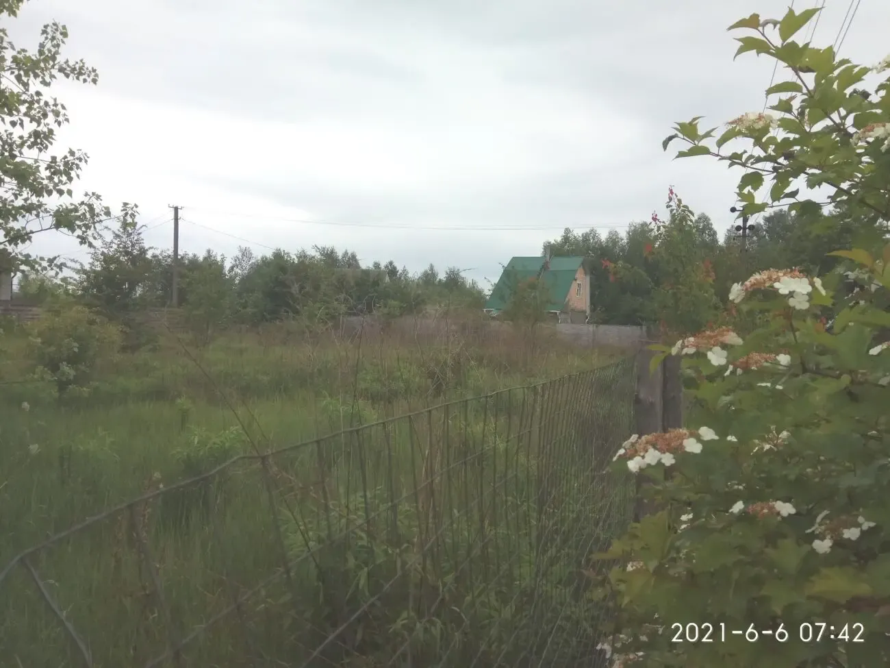 Участок (огороженный) под строитель-во Богдановка, массив Богдановский 4