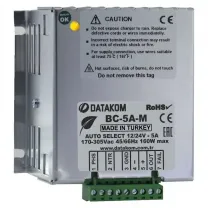 DATAKOM BC-5A-M Зарядний пристрій акумулятора (auto12V / 24V, 5A