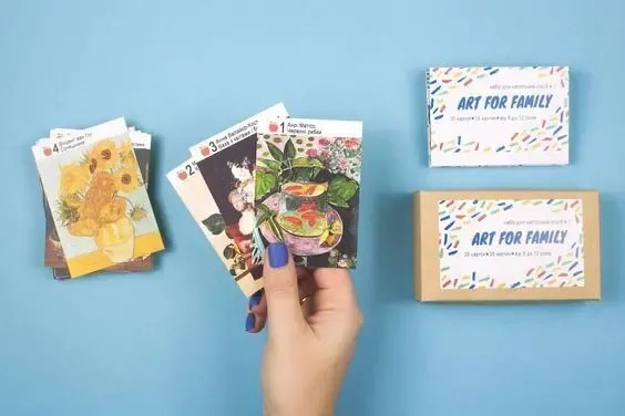 набор для изучения истории искусств, art box, набор подарочный 3