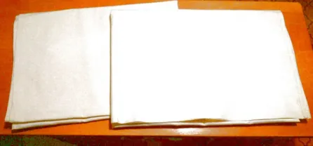 Ткань х/б постельная белая ссср