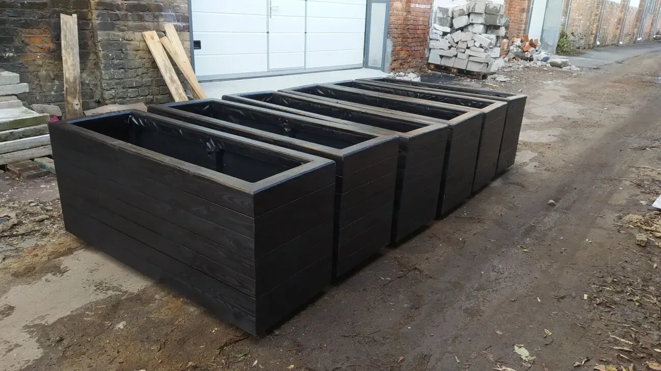 Уличные кашпо для ТУЙ ( деревьев, цветов, горшки, утепленные дерево ) 5