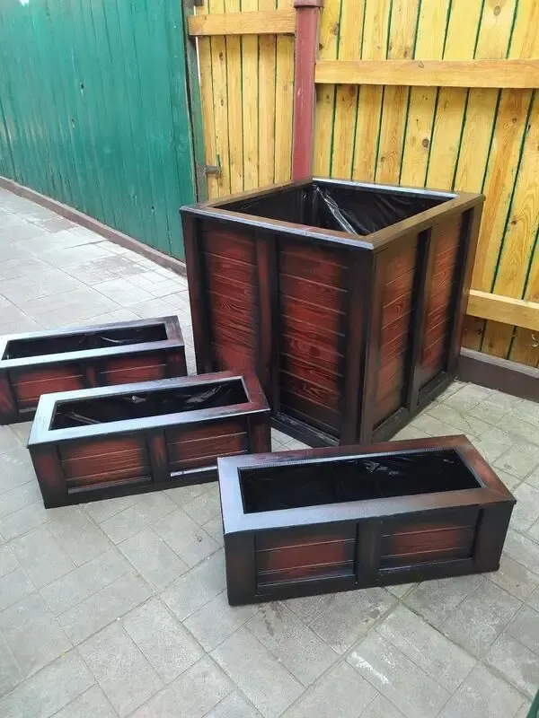 Уличные кашпо для ТУЙ ( деревьев, цветов, горшки, утепленные дерево ) 6