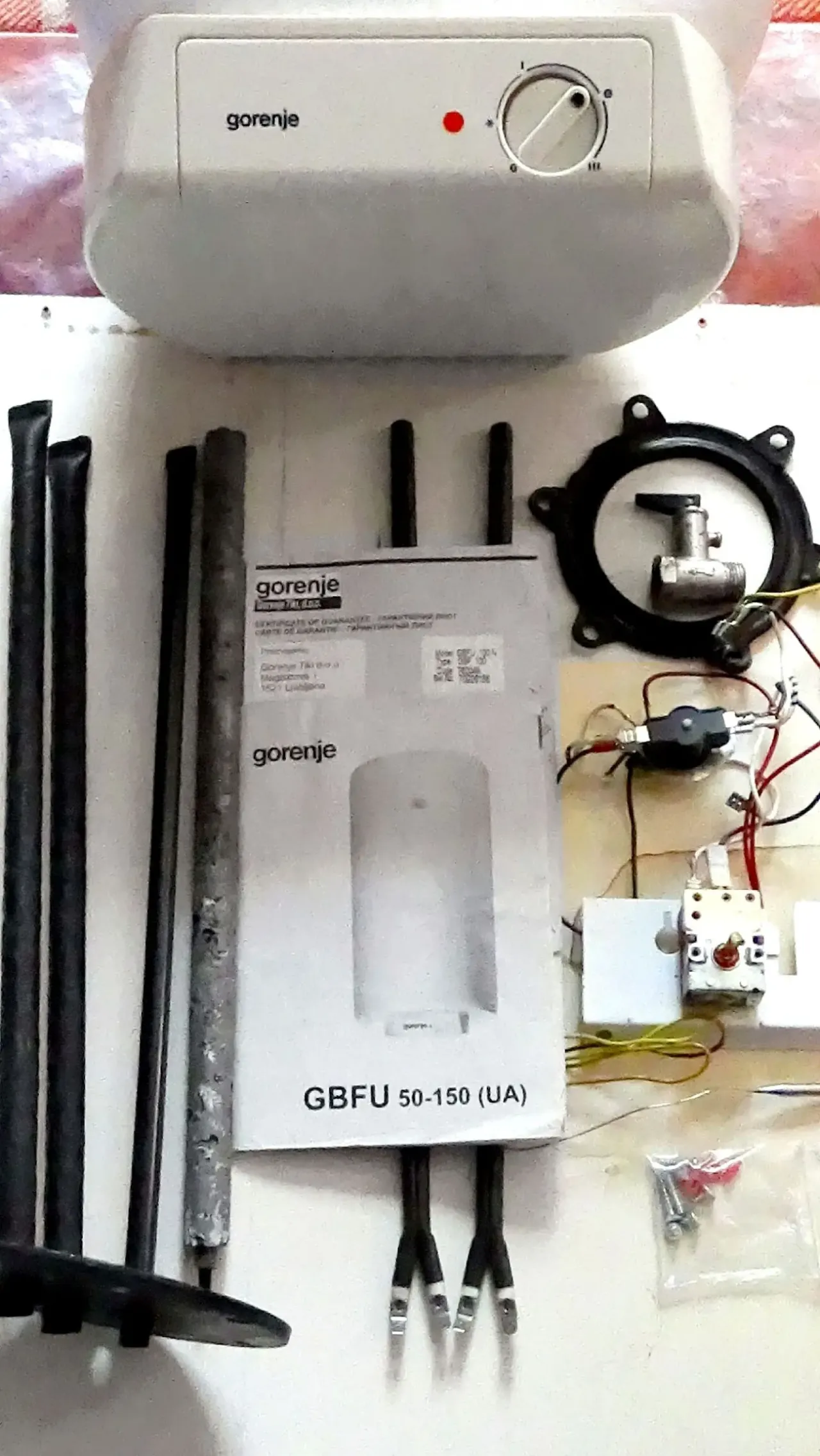 ФИРМЕННЫЙ бойлер GORENJE б/у на 100 л. 6