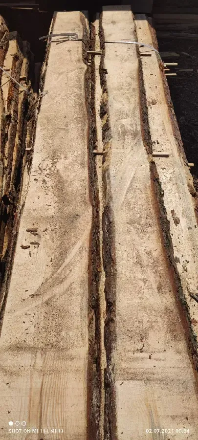 Доска необрезная сосна 6