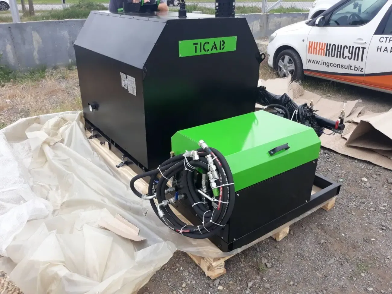 Распылитель битумной эмульсии (гудронатор) BS500 7