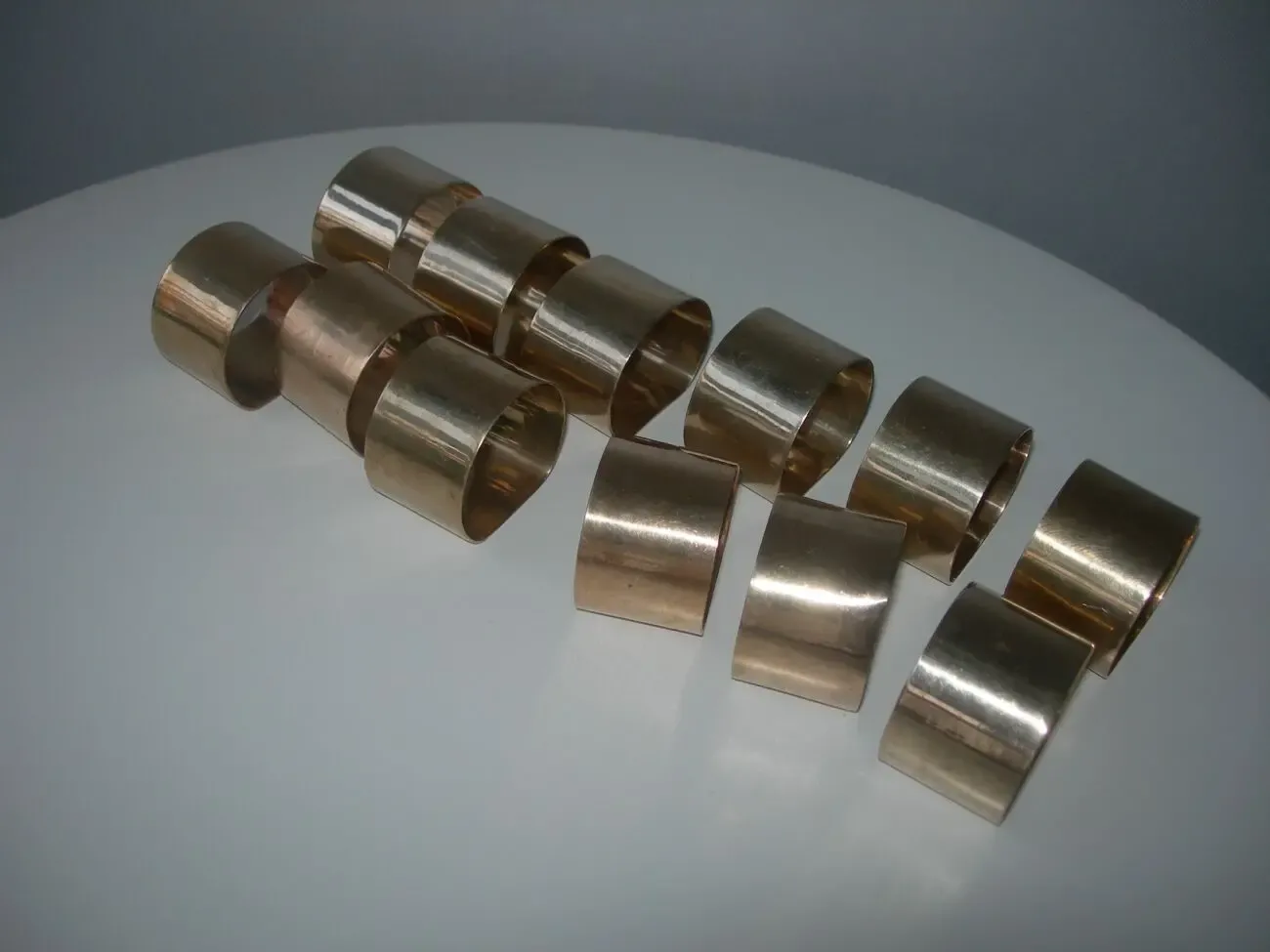 Кольца для салфеток, салфетницы, бронза, Германия, 12 шт 2