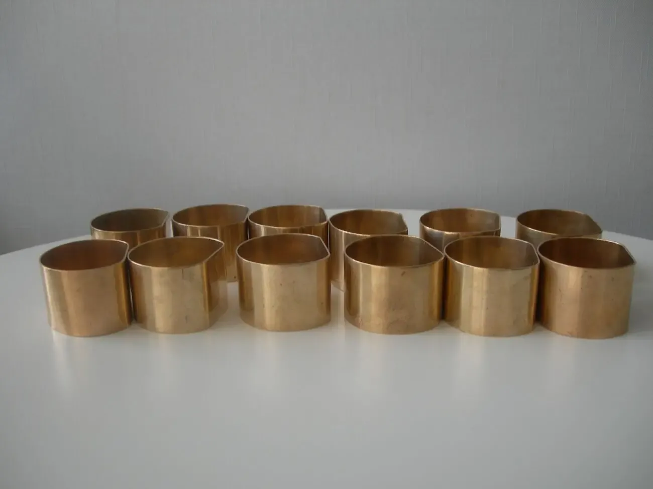 Кольца для салфеток, салфетницы, бронза, Германия, 12 шт 5