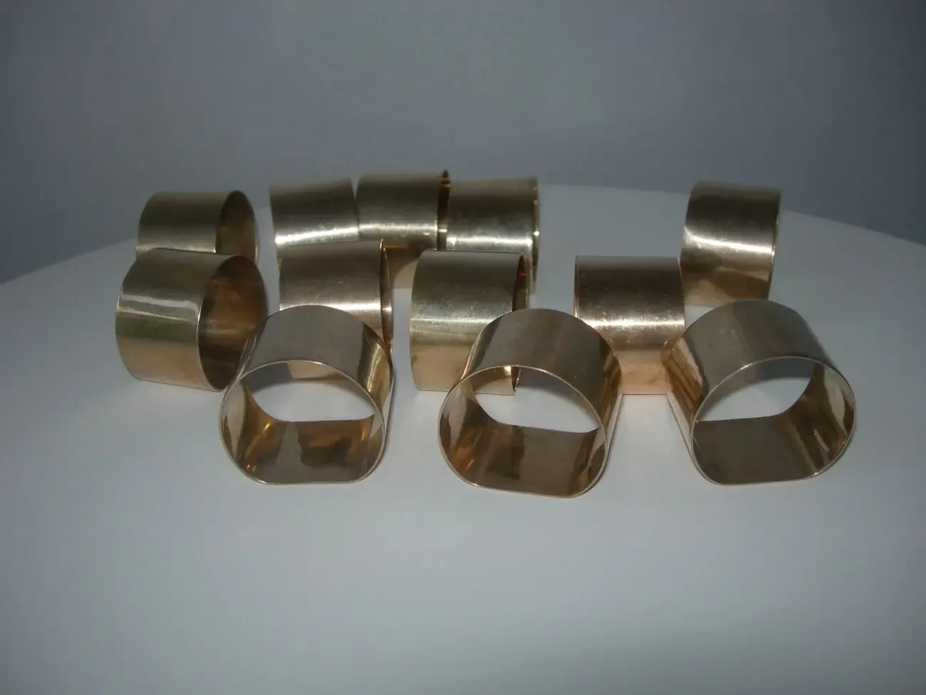 Кольца для салфеток, салфетницы, бронза, Германия, 12 шт 7