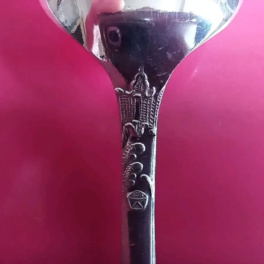 Набор ложек столовых. Мельхиор. 6