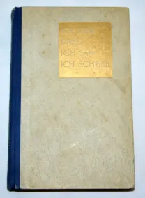Книга "Я был там, я видел ,я писал "1940 г.