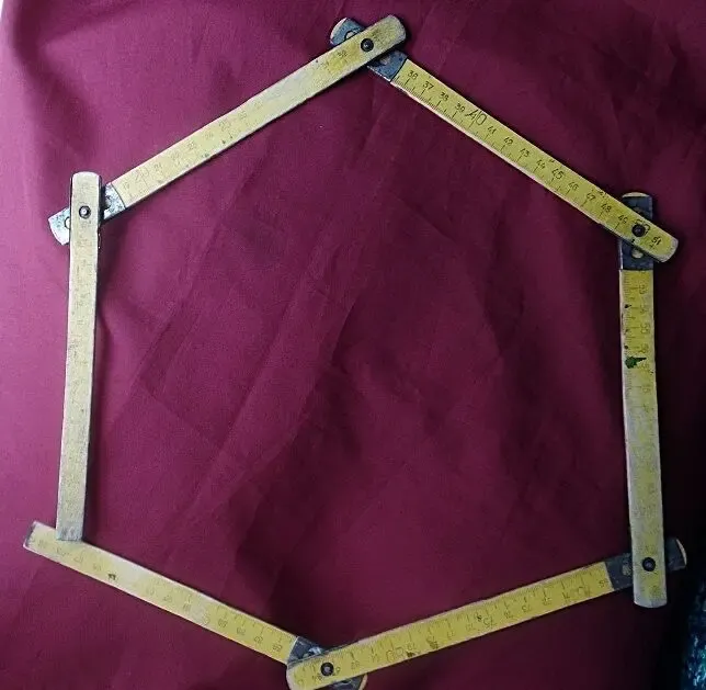 Строительный деревянный  метр  складной из ссср.  Срочно 2