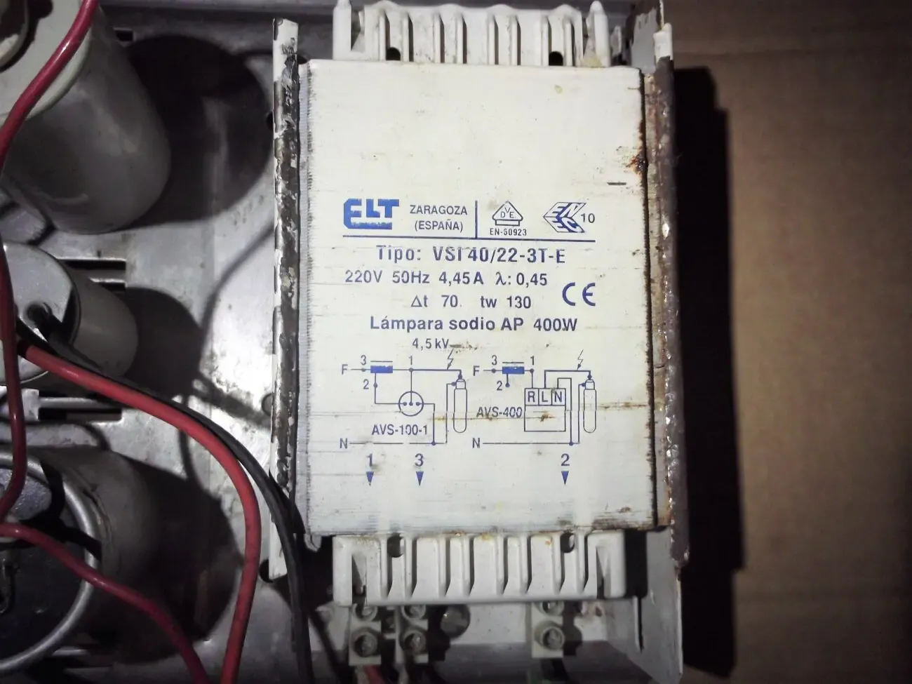 Дроссель Балласт электромагнитный ELT VSI 40/22-3T-E